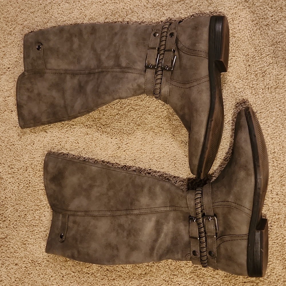 Gray Boots